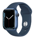 Apple Watch Series 7, 45mm, Blue, Abyss Blue Sport Band