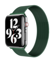 Металлический ремешок Apple Watch 42/44mm, Миланская петля, цвет Green