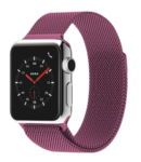 Металлический ремешок Apple Watch 38/40mm, Миланская петля, цвет Purple
