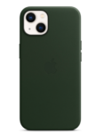 Чехол Apple MagSafe для iPhone 13, кожа, «green sequoia»