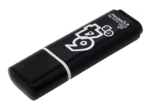 USB флешка Smartbuy Glossy Series 64GB, Black (SB64GBGS-K)
