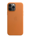 Чехол Apple MagSafe для iPhone 13 Pro, кожа, «golden ochre»
