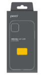 Клип-кейс PERO LIQUID SILICONE для Samsung S21 желтый